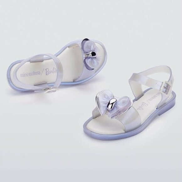 mini melissa Mar Sandals x Barbie - Adjustable, Strappy, Open-Toe Sandal - Picture 1 of 1